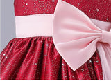 Kid Girl Princess Teenager Wedding Party Bow Graduation Dresses