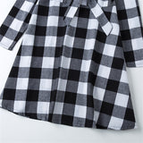 Family Matching Christmas Mother Daughter Plaid Dresses