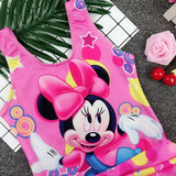Kid Baby Girls Swimsuit Bodysuit Cartoon Minnie Mouse Lovely Bikini