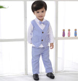 Boys Kids Set Toddler Boy Birthday Wedding Gentleman Formal 3Pcs Outfits