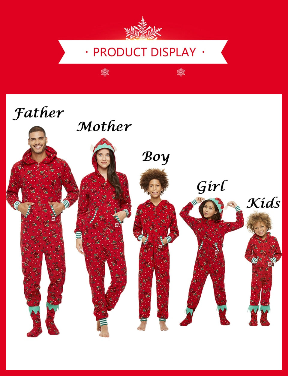 Christmas Family Matching Outfits Father Son Mother Daughter Family Look Pajamas