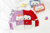 Toddler Baby Girls Boys Cartoon Long Sleeve 2 Pcs Outfits Sets