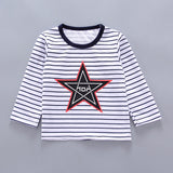 Kid Baby Boys Set Outfis Star Toddler Long Sleeve Sets 2 Pcs