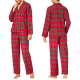 Family Matching Outfit Lattice Christmas Pajamas Sets 2 Pcs