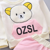 Toddler Kids Girl Warm Clothes Infant Tops+Bottoms+Vest 3Pcs Sports Suit
