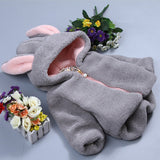 Toddler Girls Coat Winter Fashion Rabbit Thick Outwear 0-4 Years