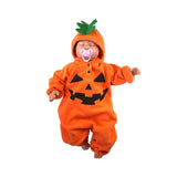 0-18M Infant Baby Halloween Long Sleeve Little Pumpkin Festival Rompers