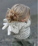 Kids Girl Deer Knitted Hats Girl Warm Knitted Scarf +Hats+ Glove 3 Pcs