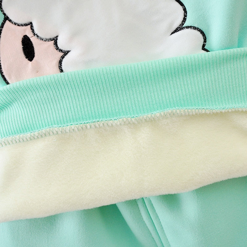 Toddler Girl Warm Clothes Infant Kids Sports Suit 2 Pcs