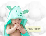 Kids Cotton Towel Hooded Towel Blanket Bath Poncho Spa Bathrobe - honeylives