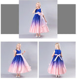 Kid Girl Princess Teenager Wedding Party Bow Graduation Dresses