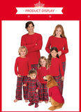 Christmas Family Matching Pajamas Red Nightwear Family Look