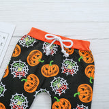 0-24M Toddler Baby Girl Halloween Print Sets 3 Pcs