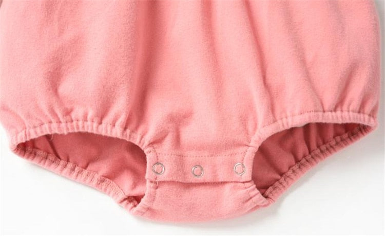 Baby Girl Newborn Long Sleeve Bodysuit  Birthday Rompers Jumpsuits