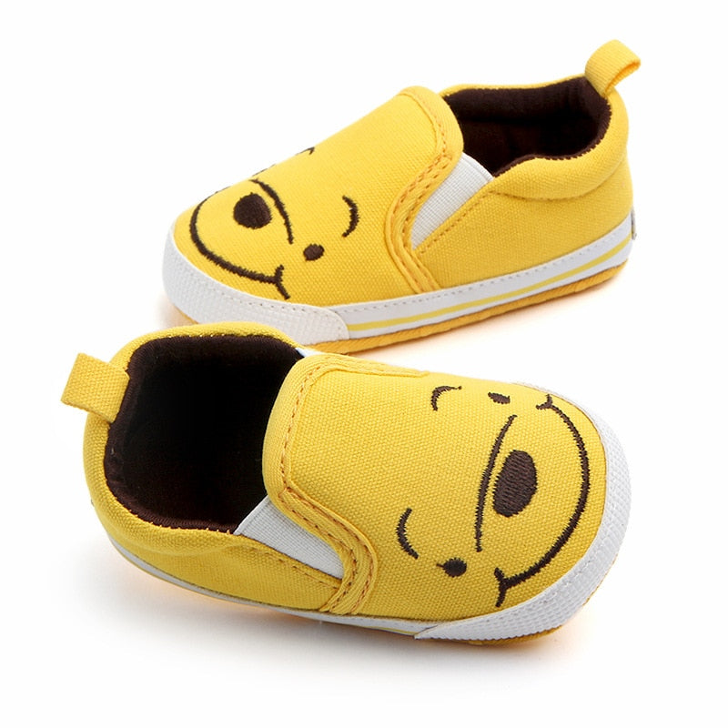 Toddlers Baby Canvas Soft Bottom First Walkers Anti-slip Shoes