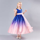 Kid Girl Princess Teenager Wedding Party Bow Graduation Dresses