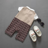 Kids Romper  Boys Newborn Gentleman Romper Outfit 0-3Y - honeylives