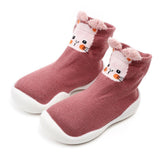 Kid Baby Girl Toddler First Walker Knit Booties Unisex Baby Shoes Soft Rubber