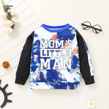 Boys Letter Printed Long Sleeve Sets 2 Pcs Sets