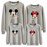 Mother Daughter Father Son Sweatshirt Mickey Minnie Family Matching T-shirt
