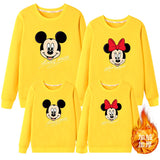 Mother Daughter Father Son Sweatshirt Mickey Minnie Family Matching T-shirt