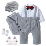 Baby Boy Formal Suit Newborn 4 Pcs Set