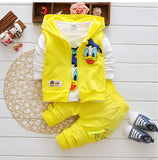 Baby Boy Spring Cotton Long Sleeve 3 Pcs Sets