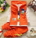 Baby Boy Spring Cotton Long Sleeve 3 Pcs Sets
