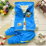 Baby Boy Spring Cotton Long Sleeve 3 Pcs Sets
