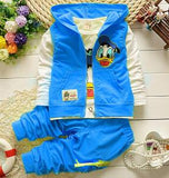 Baby Boy Spring Cotton Long Sleeve 3 Pcs Sets