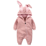 Baby Rompers Spring Autumn Cute Cartoon Rabbit Infant Jumpers Outfits