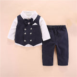 Newborn Baby Boys Outfits 3Pcs Formal Set