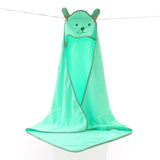 Kids Cotton Towel Hooded Towel Blanket Bath Poncho Spa Bathrobe - honeylives