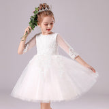 3-12T Kid Girl Piano Princess Wedding All Seasons Dresses