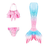 Kid Girl Mermaid Tail Spring Swimsuit