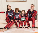 Family Matching Plaid Monogrammed Home Christmas Pajamas