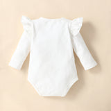 Baby Girl Autumn Long Sleeve Rainbow 3 Pcs Sets