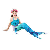 Kid Girl Mermaid Tail Swimwear Beach Bathing Swimsuit