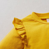 Baby Girl Long-sleeve Flower Print 2 Pcs Set
