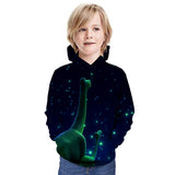 Children Kid 3D Printed Dinosaur Pattern Hoodie