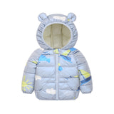 Baby Girl Cotton-padded Autumn Winter Windproof Cotton-padded Coats