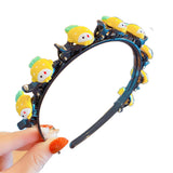 Kid Girl Braided Headband Clip Cute Cartoon Headwear