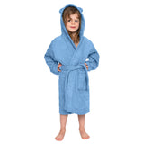 Kid Baby Boy Hooded Long-sleeved Bathrobes Pajamas