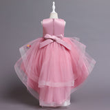 3-12T Kid Girl Princess Piano Runway Performance Dress