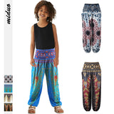 Kid Girl Dance Yoga Fashionable Digital Printed High Waist Pants