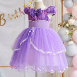 Kid Baby Girl Princess Sophia Sleeping Beauty Birthday Dresses