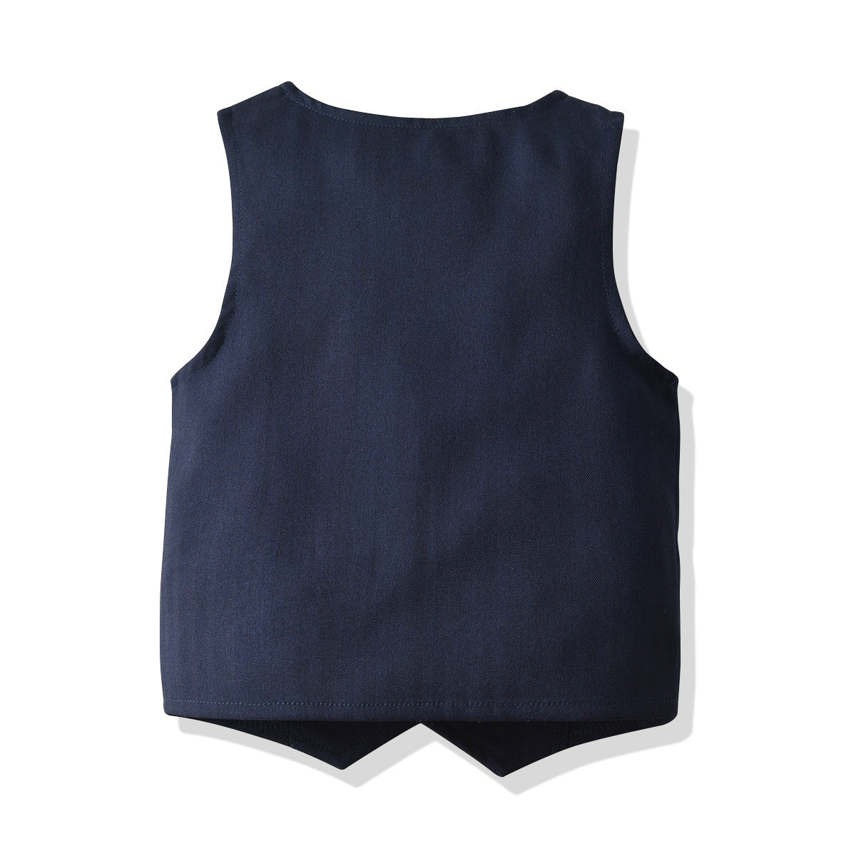 Kid Baby Boy Suit Long Sleeve Navy Suspenders Gentleman 4 Pcs Sets