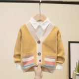 Boys Spring Autumn Fashion Sweater Coat