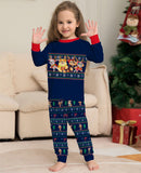 Family Matching Puppy Christmas Parent-child Printed Pajamas