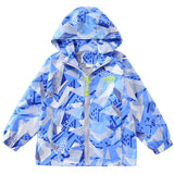 Kid Boys Thin Coat Foreign Windbreaker Outdoor Jacket